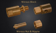Nitrous Block + Nitrous Nut and Nipple
